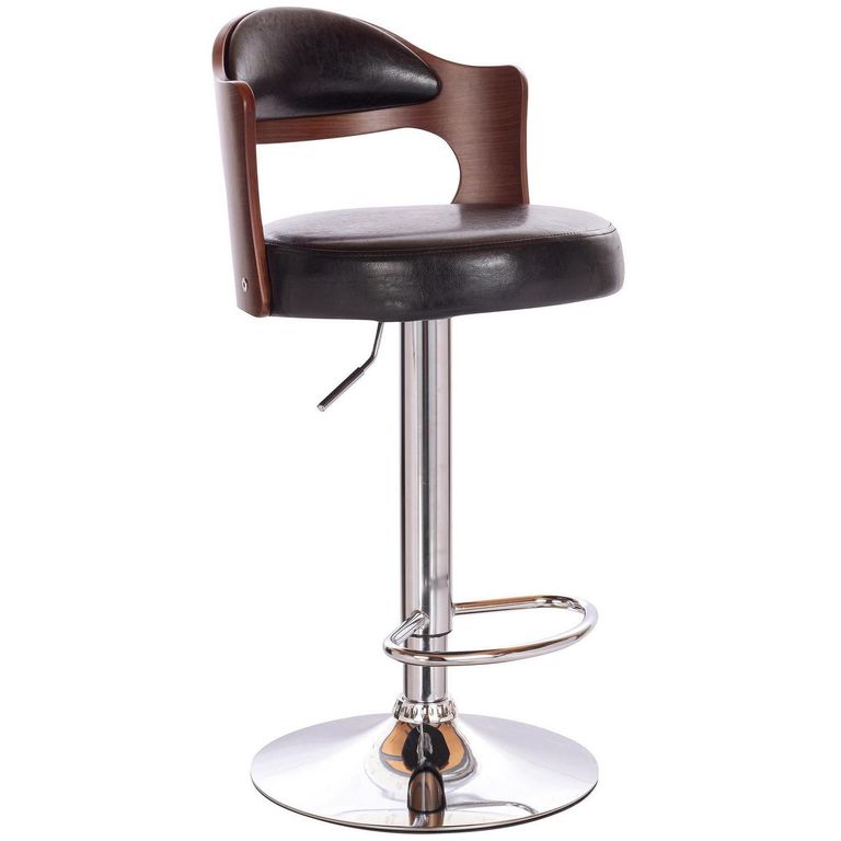 Silla Bar Valencia Madera Pu