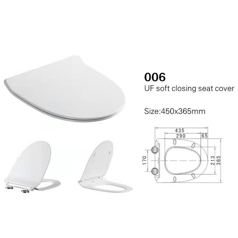 Asiento Tapa Inodoro Bilbao Redondo Blanco