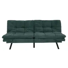 JUST HOME COLLECTION - Sofá Cama Futón 3 Cuerpos Moscú Verde