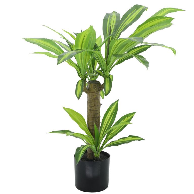 Planta Artificial Dracenea Verde 91cm