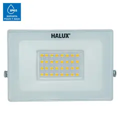 HALUX - Reflector Blanco 30W Luz Cálida