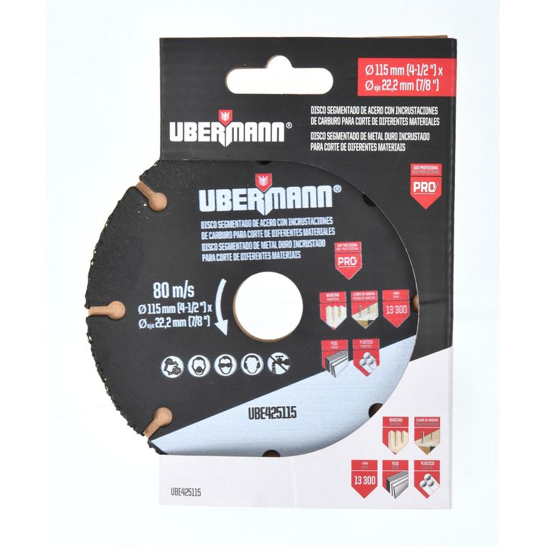Disco De Madera Esmeril 41/2 Pulgadas