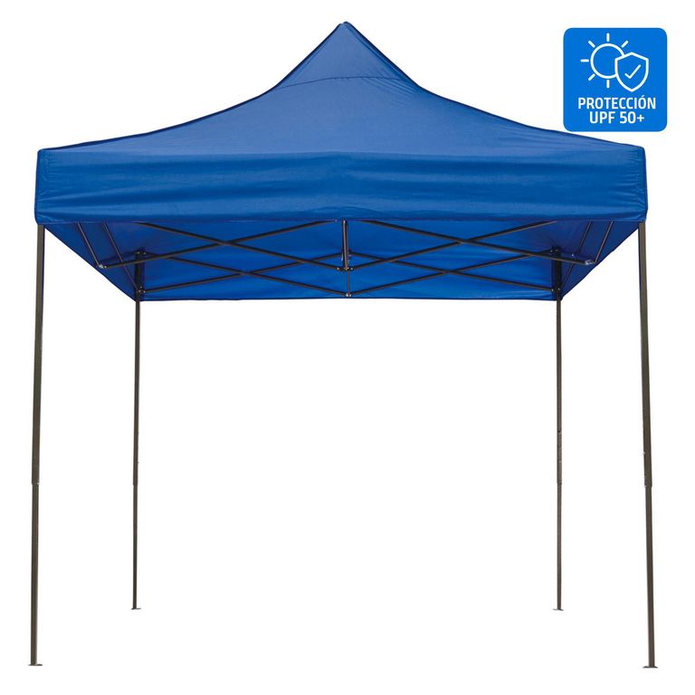 Toldo Plegable 3x3m Protección UPF 50+ Azul