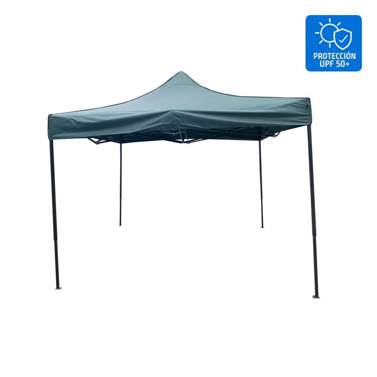 Toldo Plegable 3x3m Protección UPF 50+ Verde