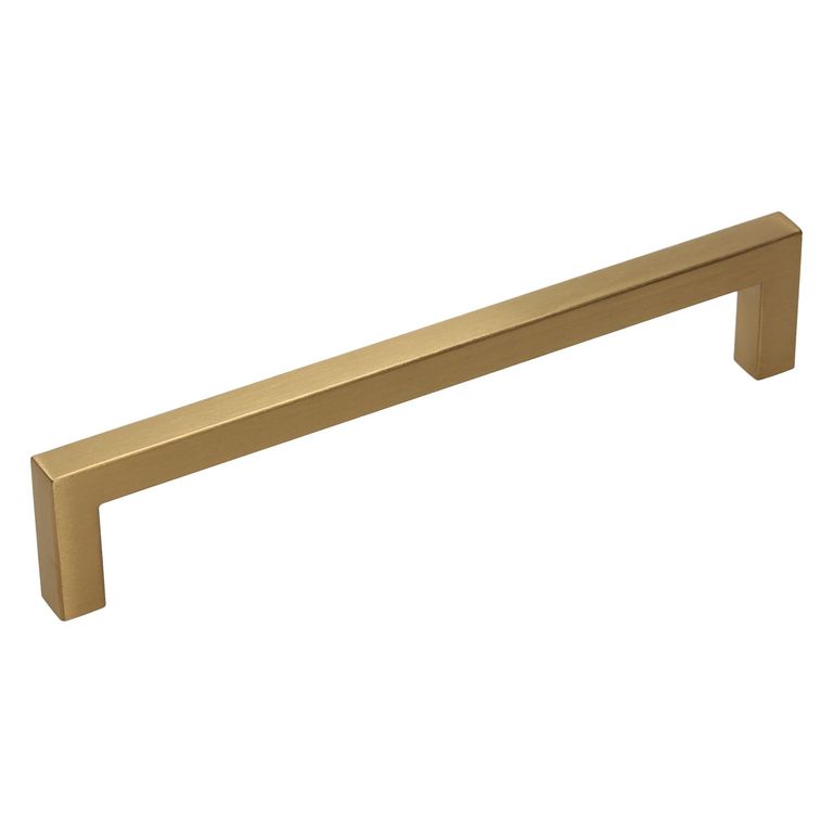 Tirador de Asa Acero Inoxidable Oro Mate UU86 160 mm.