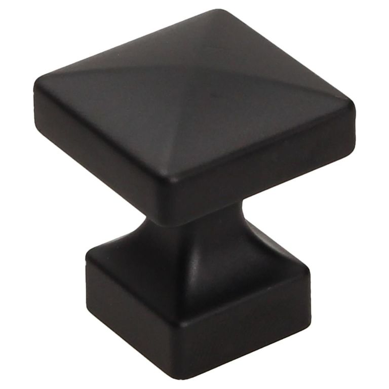 Jalador de Perilla Zamak Negro Mate GR47 25 mm