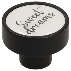 FIXSER - Jalador de Perilla Haya Negro Sweet Dreams GD08 36 mm