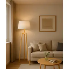 JUST HOME COLLECTION - Lámpara de Pie Maite E27 60W