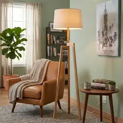 JUST HOME COLLECTION - Lámpara de Pie Maite E27 60W