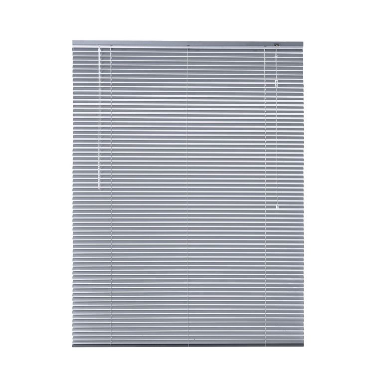 Persiana Horizontal De Aluminio 100x165cm Plateado