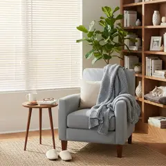 JUST HOME COLLECTION - Persiana Horizontal De PVC 80x165cm Blanco