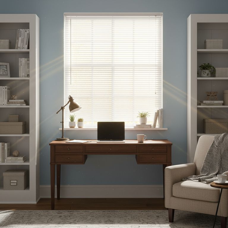 Persiana Horizontal De PVC 140x165cm Blanco