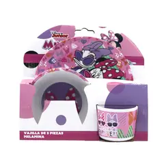 DISNEY - Vajilla 3 Piezas Minnie