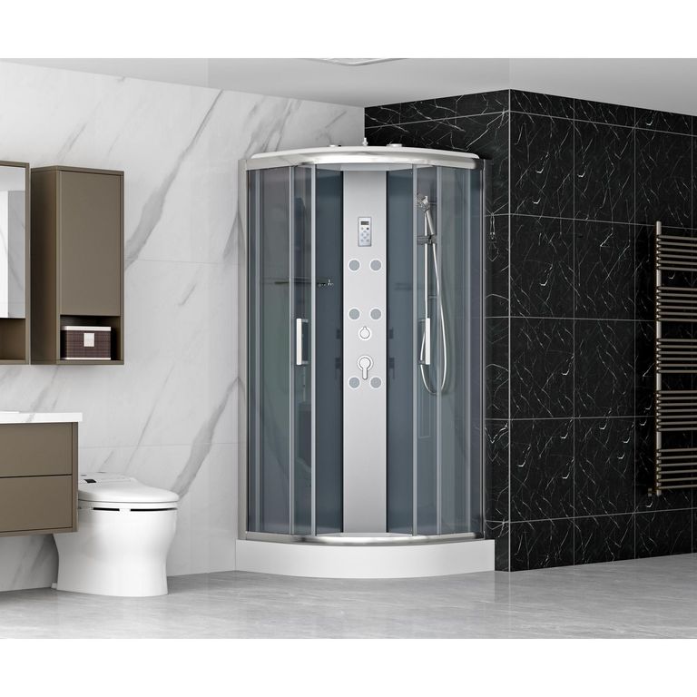 Cabina de Ducha Curva 6mm 90x90x217cm