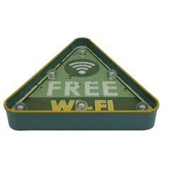 JUST HOME COLLECTION - Letrero LED Wifi Gratis Verde