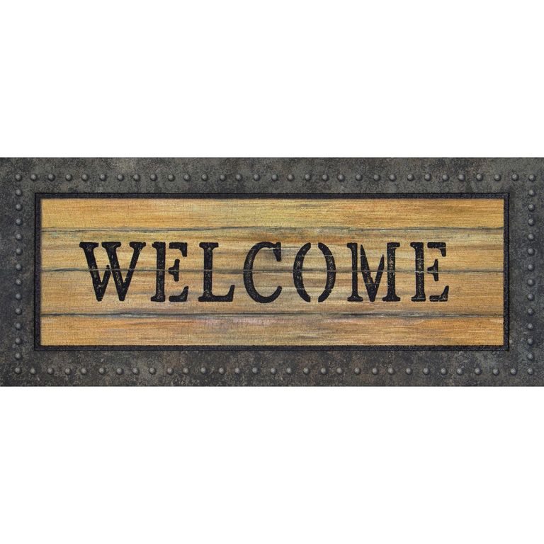 Limpiapies Metal Welcome 40x96cm