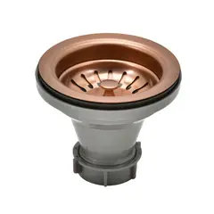 SENSI DACQUA - Trampa Lavadero de Cocina Acero Inoxidable Cobre