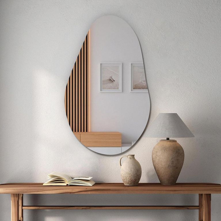 Espejo Decorativo Forma Irregular Drop 60x105cm
