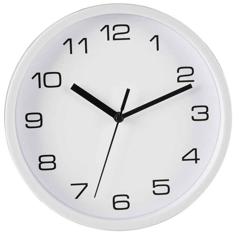 Reloj de Pared Blanco 20cm