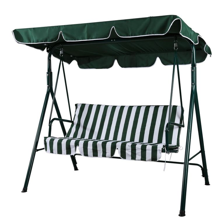 Repuesto Cojín / Toldo Sillón Columpio 3P Verde