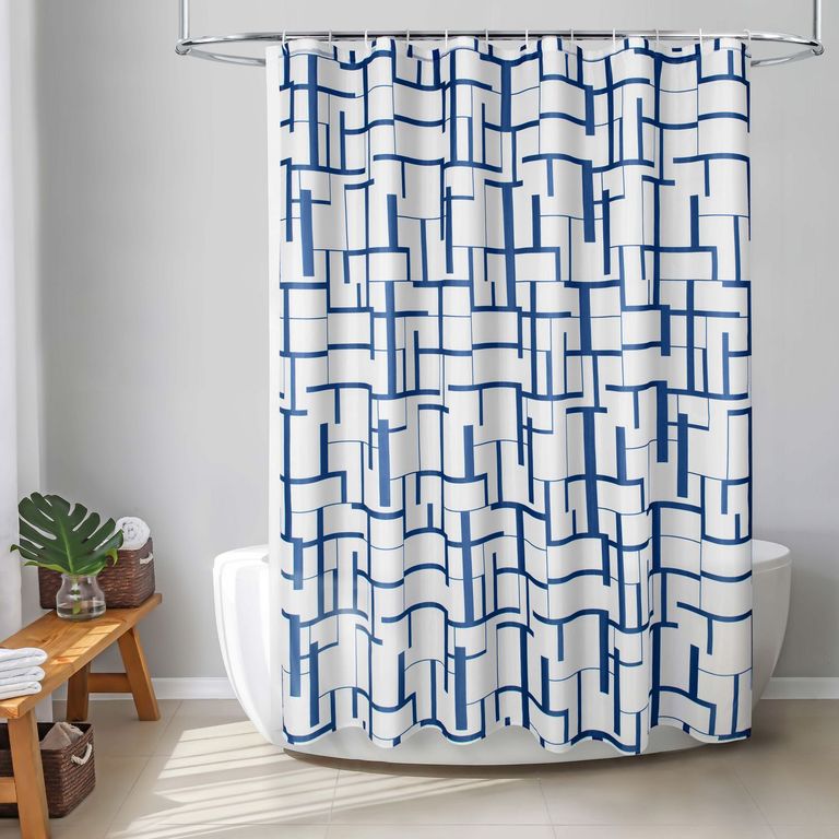 Set Cortina + Forro Geo 178x180cm