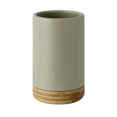 JUST HOME COLLECTION - Vaso para Baño Doble Bambú Gris