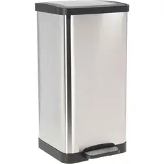 JUST HOME COLLECTION - Basurero Metalizado de Aluminio 15L