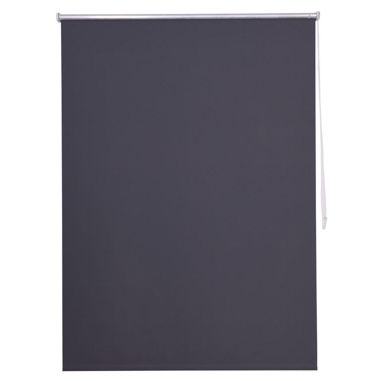 Cortina Roller Black Out 120x165cm Gris Claro