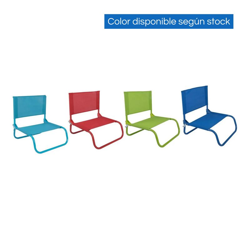 Silla de Playa Beach Text Colores
