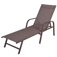 JUST HOME COLLECTION - Reposera Manhattan Taupe con Posición