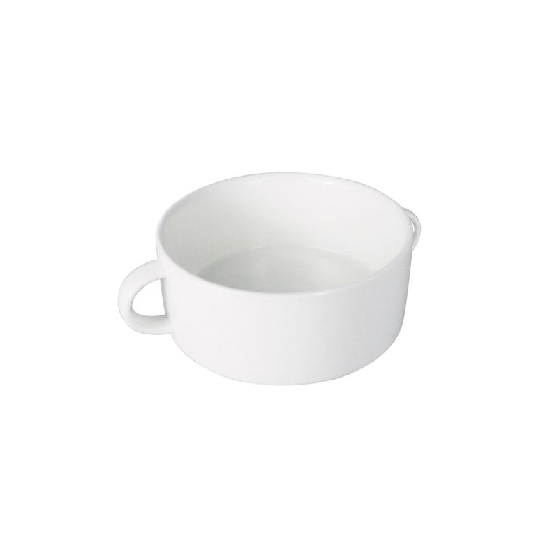 Bowl con Asas 300 ml Redondo Blanco