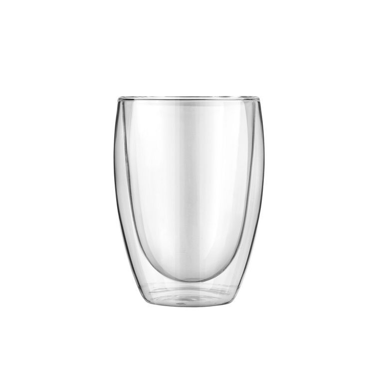 Mug 350 ml Doble Pared Vidrio