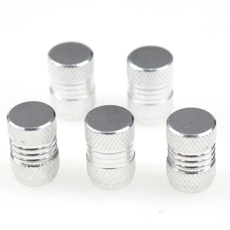 Tapas Válvula Set 5Und Plata