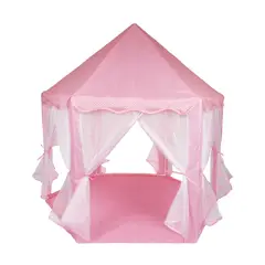 DO IT - Casita con Cortinas 140x135cm Rosado