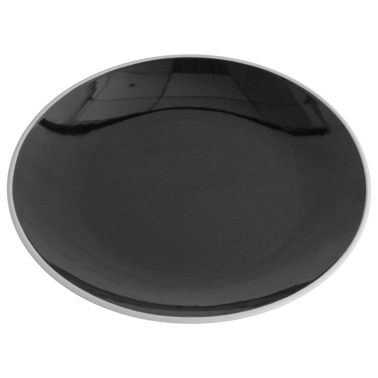 Set x4 Platos Negro 28cm