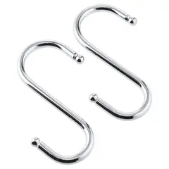 JUST HOME COLLECTION - 5 Ganchos Simple Cromado