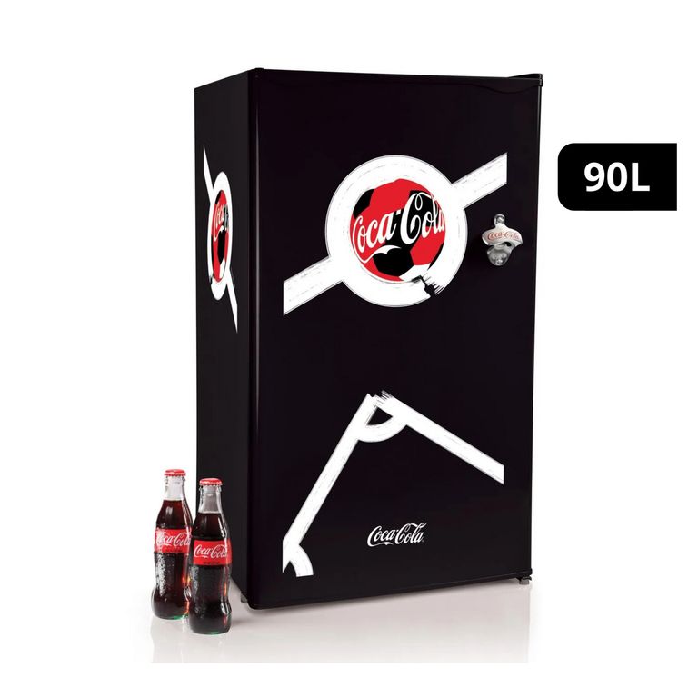 Frigobar Nostalgia 90 Lt Coca Cola CKRF32CBWC-B Negro