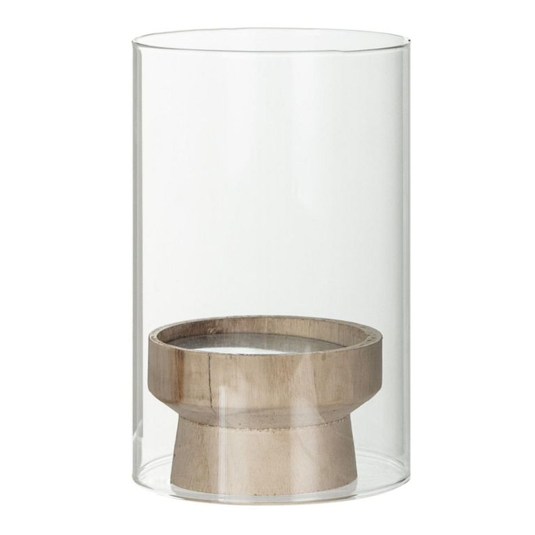 Portavela Cubierto Vidrio 17 cm