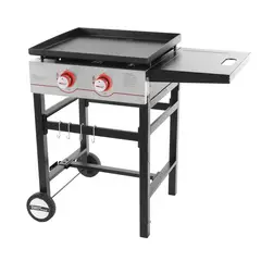 MR BEEF - Plancha a Gas de 2 Quemadores
