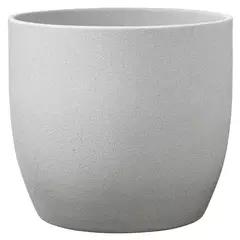 SK - Maceta Bassel Stone Gris 24cm