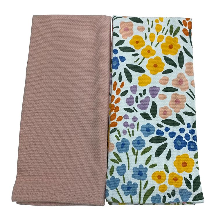 Set 2 Paños de Cocina 100% Algodón 40x65cm