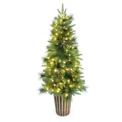 DEAR SANTA - Árbol de Navidad 120cm Maceta Verde