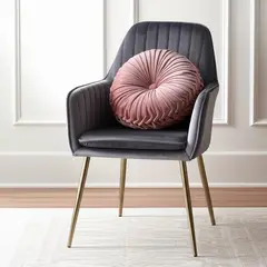 JUST HOME COLLECTION - Cojin Velvet Rosado 45cm