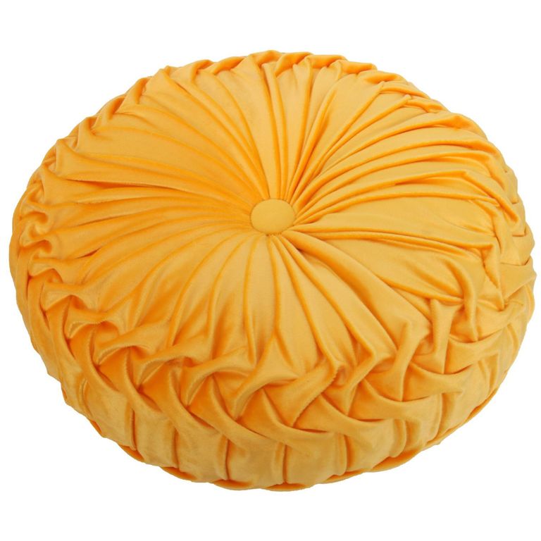 Cojín Velvet Amarillo 45cm