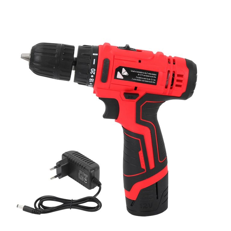Taladro Inalámbrico Karson 12V + Batería Litio + Cargador Karson