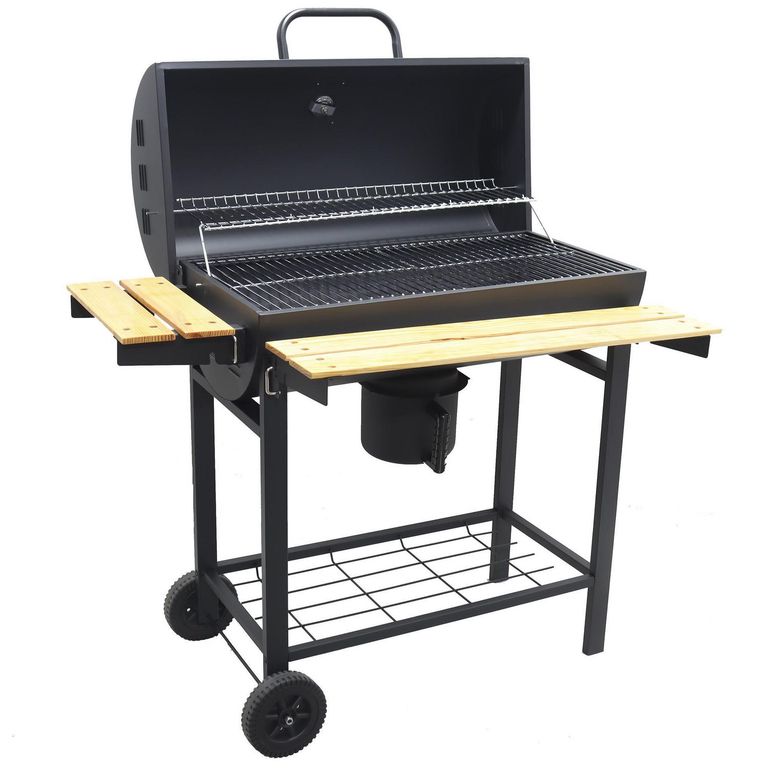 Parrilla a Carbón 98x60x103cm con Bandeja