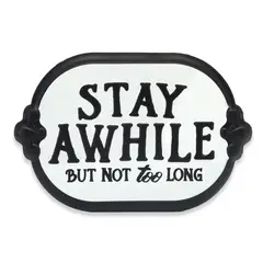 OPEN ROAD BRANDS - Cuadro Metal Stay Awhile