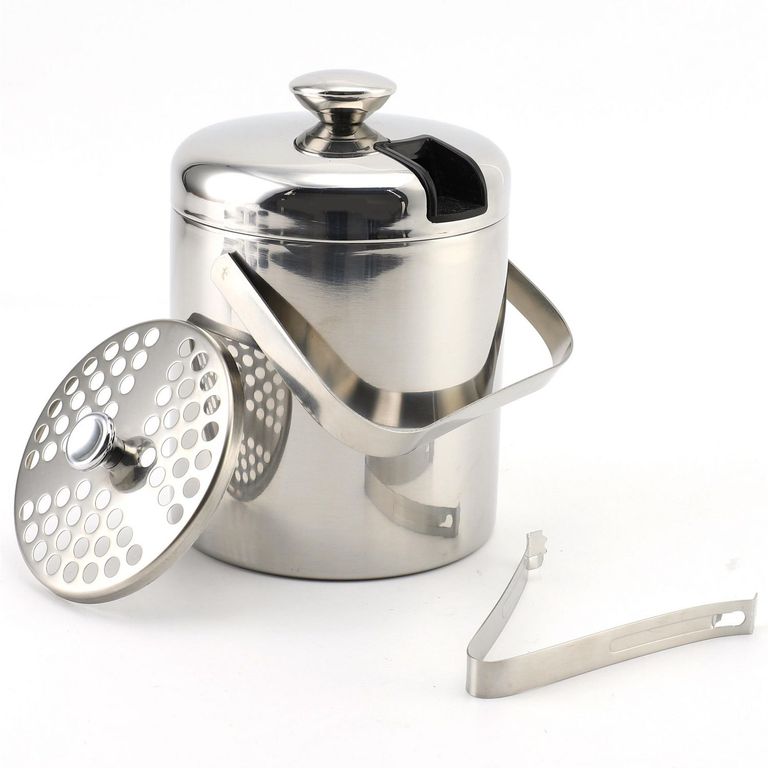 Hielera Inoxidable con Tapa Pinza 1.3lt