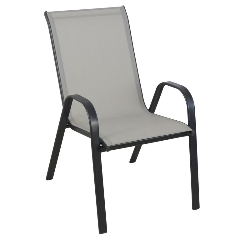 Silla de Metal Apilable Sling Crudo