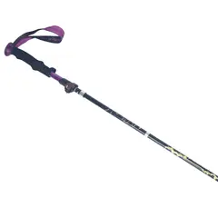 KLIMBER - Bastón de Trekking Plegable de Aluminio